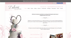 Desktop Screenshot of deliciousoccasions.co.uk